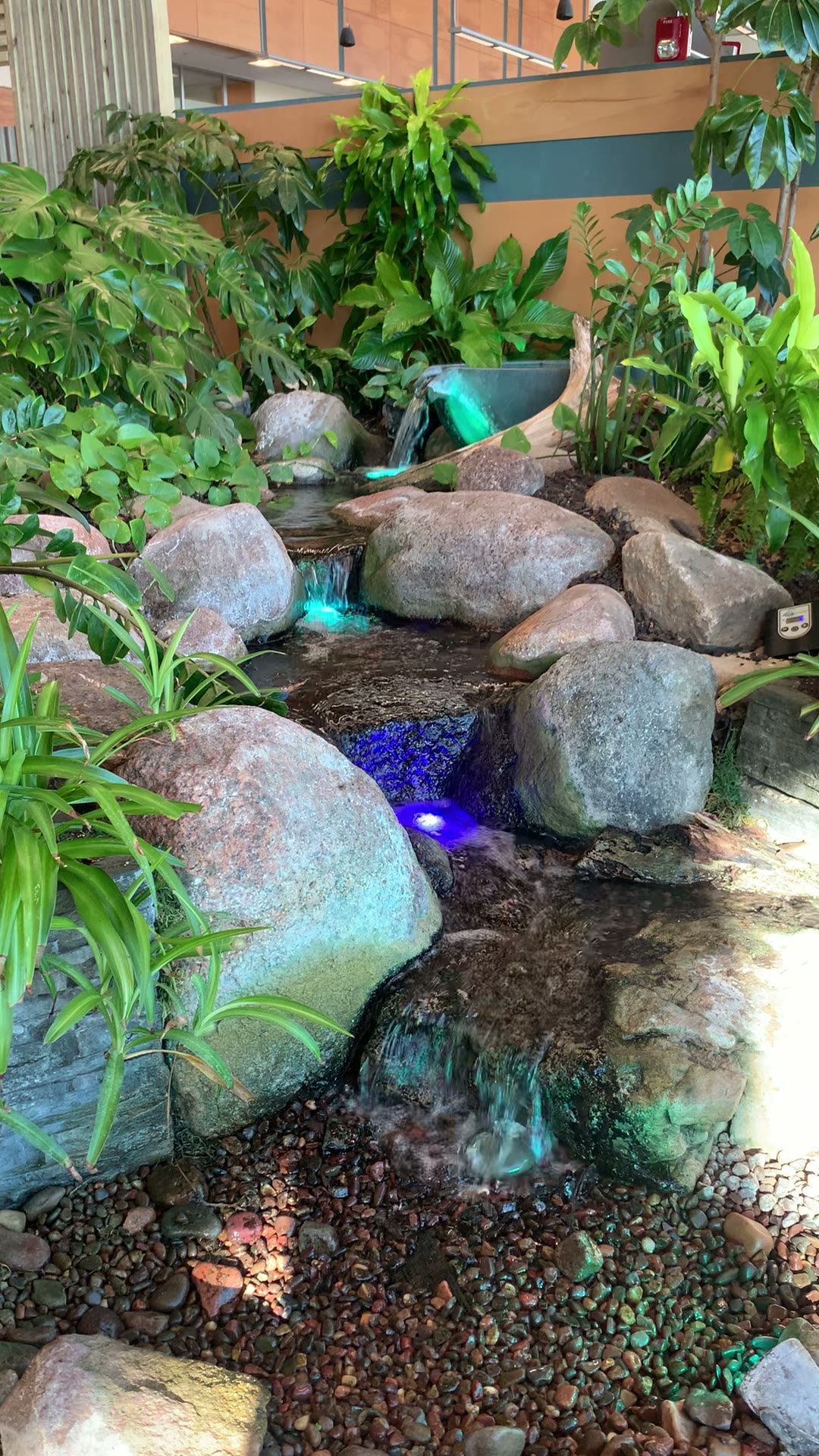 Natural waterfall detail