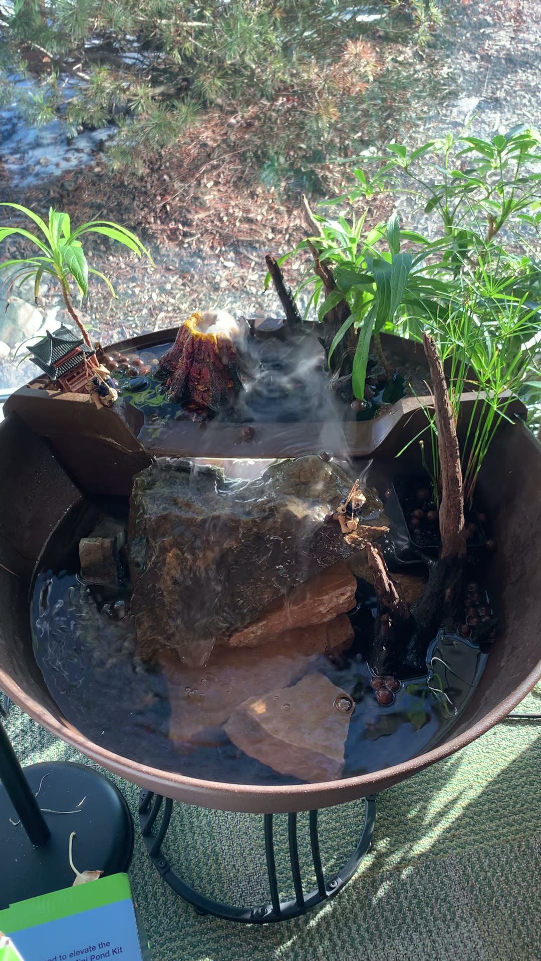Fire fountain bowl